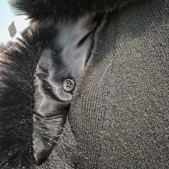 Torrid Retro Chic Removable Faux Fur Trim Cardigan- Size 2x - Picture 10 of 13